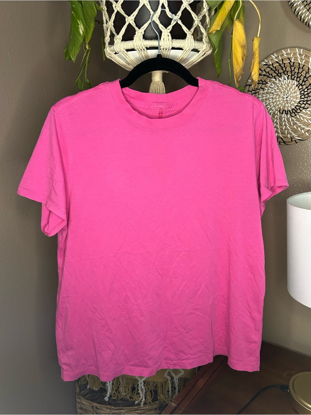 lululemon athletica Short Sleeve Tee in Bright Pink